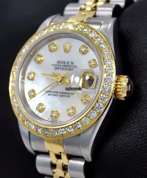 Recommend Fake Rolex Lady-datejust 69173 Automatic Movement 26mm Steel Case Womens Watch - Image 2