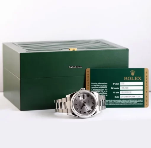 Awesome Fake Rolex Datejust 116200 Automatic Movement 36mm Steel Case Mens/unisex Watch - Image 3