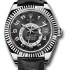 Awesome Replica Rolex Sky-dweller 326139 Caliber 9001 Automatic Movement 42mm White Gold Case Mens/unisex Watch