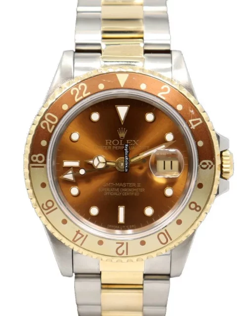 Trustworthy Replica Rolex Gmt-master II 16713 Caliber 3185 Automatic Movement 40mm Gold/steel Case Mens/unisex Watch
