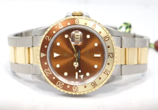 Trustworthy Replica Rolex Gmt-master II 16713 Caliber 3185 Automatic Movement 40mm Gold/steel Case Mens/unisex Watch - Image 10