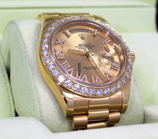Epic Replica Rolex Day-date II 218238 Automatic Movement 41mm Yellow Gold Case Mens/unisex Watch
