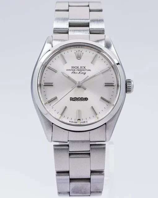 Incredible Fake Rolex Air King Precision 5500 Caliber 1520 Automatic Movement 34mm Steel Case Mens/unisex Watch