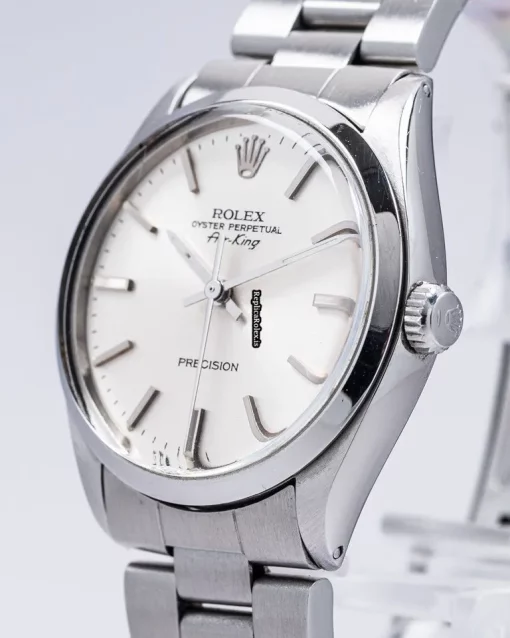 Incredible Fake Rolex Air King Precision 5500 Caliber 1520 Automatic Movement 34mm Steel Case Mens/unisex Watch - Image 2
