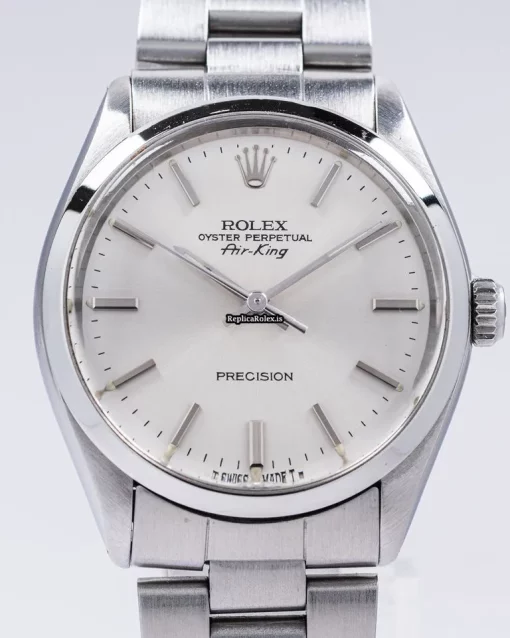 Incredible Fake Rolex Air King Precision 5500 Caliber 1520 Automatic Movement 34mm Steel Case Mens/unisex Watch - Image 4