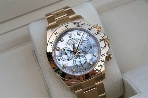 Pleasing Copies Rolex Daytona 116528 Caliber 4130 Automatic Movement 40mm Yellow Gold Case Mens/unisex Watch - Image 6