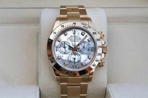 Pleasing Copies Rolex Daytona 116528 Caliber 4130 Automatic Movement 40mm Yellow Gold Case Mens/unisex Watch - Image 7