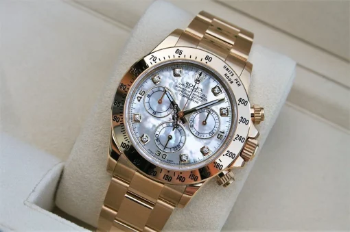 Pleasing Copies Rolex Daytona 116528 Caliber 4130 Automatic Movement 40mm Yellow Gold Case Mens/unisex Watch - Image 8