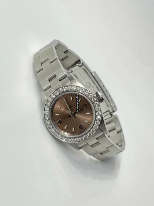 Cool Replica Rolex Oyster Perpetual 67180 Caliber 2130 Automatic Movement Steel Case Womens Watch