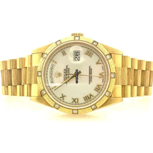 Epic Fakes Rolex Day-date 18308 Caliber 3055 Automatic Movement 36mm Yellow Gold Case Mens/unisex Watch - Image 2