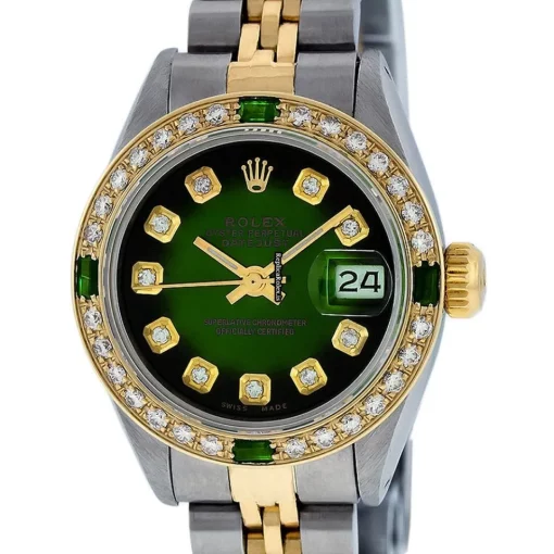 Quality Copy Rolex Datejust Caliber 2135 Automatic Movement 26mm Gold/steel Case Womens Watch