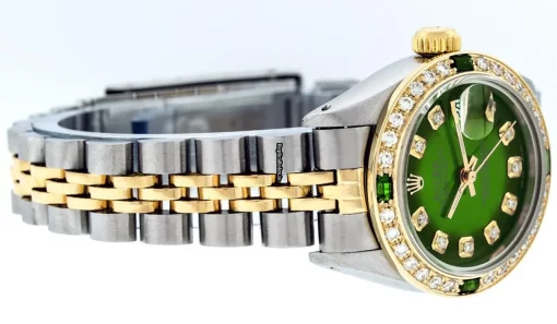 Quality Copy Rolex Datejust Caliber 2135 Automatic Movement 26mm Gold/steel Case Womens Watch - Image 3