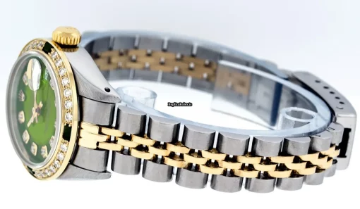 Quality Copy Rolex Datejust Caliber 2135 Automatic Movement 26mm Gold/steel Case Womens Watch - Image 9