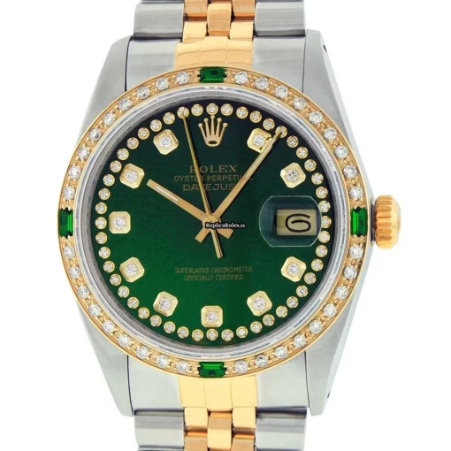 Distinctive Fake Rolex Datejust 16013 Caliber 3035 Automatic Movement 36mm Gold/steel Case Mens/unisex Watch