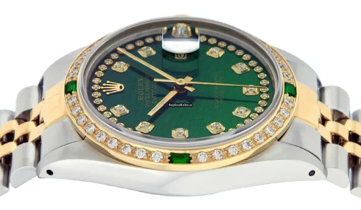 Distinctive Fake Rolex Datejust 16013 Caliber 3035 Automatic Movement 36mm Gold/steel Case Mens/unisex Watch - Image 7