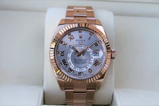 Incredible Replica Rolex Sky-dweller 326935 Caliber 9001 Automatic Movement 42mm Rose Gold Case Mens/unisex Watch - Image 3