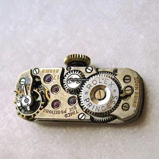 Inexpensive Replicas Rolex Prince 1382 Manual Winding Movement 11x38mm Rose Gold Case Womens Watch - Image 11