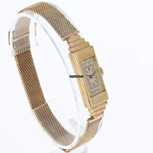 Inexpensive Replicas Rolex Prince 1382 Manual Winding Movement 11x38mm Rose Gold Case Womens Watch - Image 6