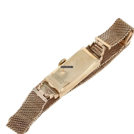 Inexpensive Replicas Rolex Prince 1382 Manual Winding Movement 11x38mm Rose Gold Case Womens Watch - Image 8