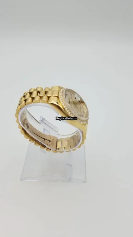Offering Fake Rolex Day-date 36 118238 Caliber 3155 Automatic Movement 36x42mm Yellow Gold Case Mens/unisex Watch - Image 4