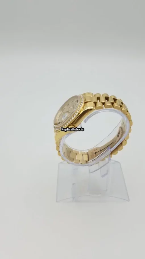 Offering Fake Rolex Day-date 36 118238 Caliber 3155 Automatic Movement 36x42mm Yellow Gold Case Mens/unisex Watch - Image 5