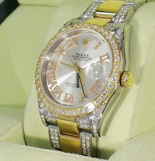 Distinctive Fake Rolex Datejust 116203 Automatic Movement 36mm Steel Case Watch - Image 4