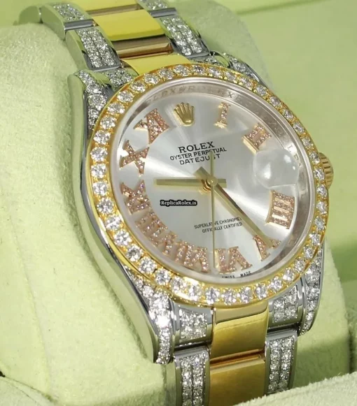 Distinctive Fake Rolex Datejust 116203 Automatic Movement 36mm Steel Case Watch - Image 7