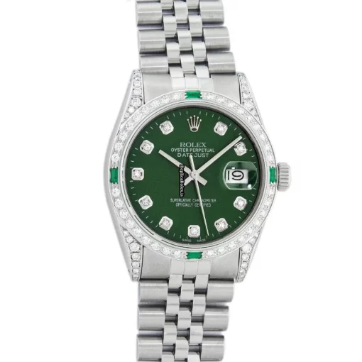 Epic Fake Rolex Datejust 16030 Caliber 3035 Automatic Movement 36mm Steel Case Mens/unisex Watch - Image 2