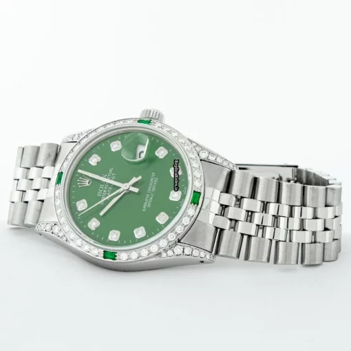 Epic Fake Rolex Datejust 16030 Caliber 3035 Automatic Movement 36mm Steel Case Mens/unisex Watch - Image 5