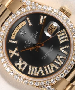 Superb Replica Rolex Day-date 36 18238 Automatic Movement 36mm Yellow Gold Case Mens/unisex Watch