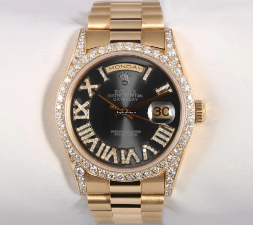 Superb Replica Rolex Day-date 36 18238 Automatic Movement 36mm Yellow Gold Case Mens/unisex Watch - Image 4