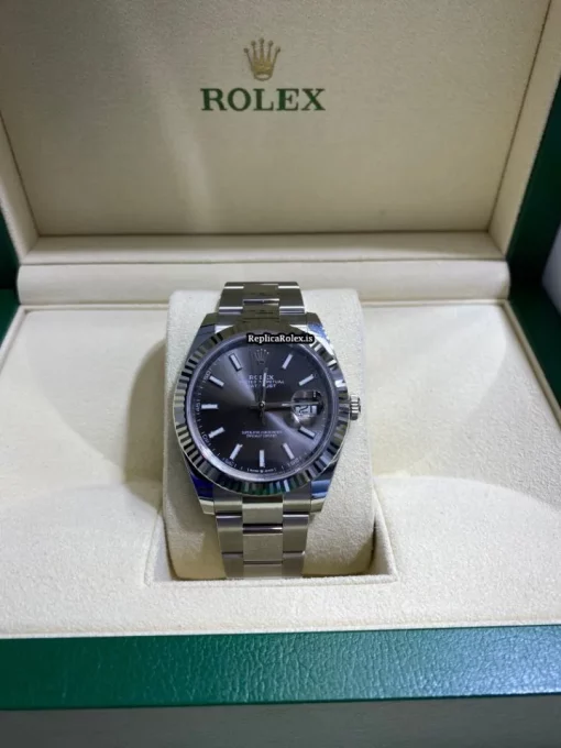Fantastic Fake Rolex Datejust 126334 Caliber 3235 Automatic Movement 41mm Steel Case Mens/unisex Watch - Image 4