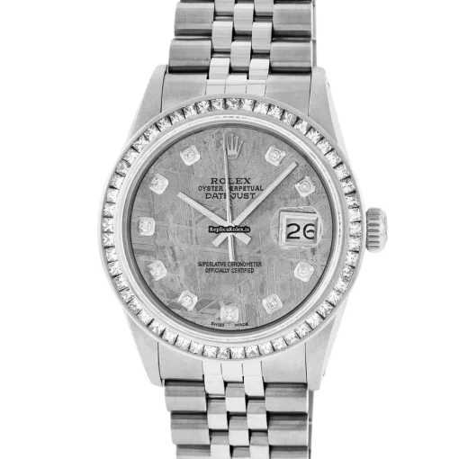 Fabulous Replicas Rolex Datejust Caliber 3035 Automatic Movement 36mm Steel Case Mens/unisex Watch - Image 2