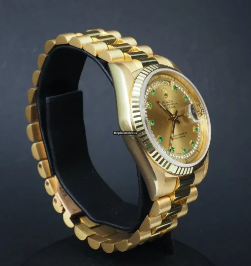 Special Replica Rolex Day-date 36 18238 Caliber 3155 Automatic Movement 36mm Yellow Gold Case Mens/unisex Watch - Image 3