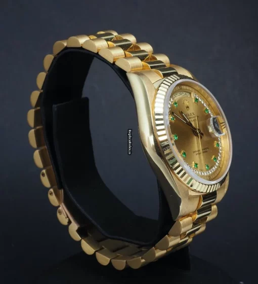 Special Replica Rolex Day-date 36 18238 Caliber 3155 Automatic Movement 36mm Yellow Gold Case Mens/unisex Watch - Image 5