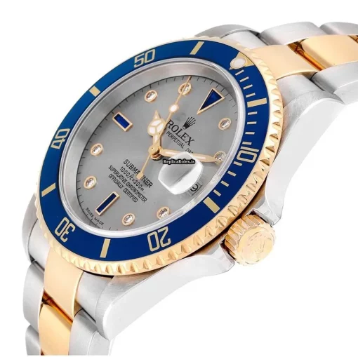 High Quality Replica Rolex Submariner Date 16613 Caliber 3135 Automatic Movement 40mm Gold/steel Case Mens/unisex Watch - Image 3
