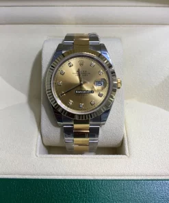 Awesome Replica Rolex Datejust 126333 Caliber 3235 Automatic Movement 41mm Gold/steel Case Mens/unisex Watch