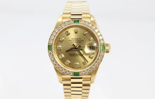 Incredible Fake Rolex Lady-datejust 79088 26mm Yellow Gold Case Womens Watch