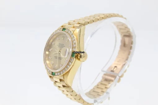 Incredible Fake Rolex Lady-datejust 79088 26mm Yellow Gold Case Womens Watch - Image 3