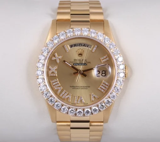 Lovely Replica Rolex Day-date 36 18238 Automatic Movement 36mm Yellow Gold Case Mens/unisex Watch - Image 5