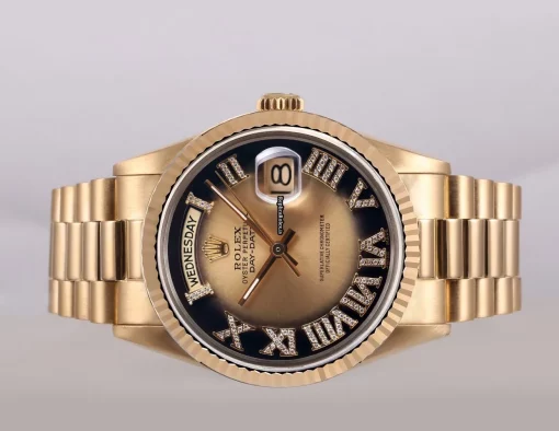 Ideal Replica Rolex Day-date 36 18038 Automatic Movement 36mm Yellow Gold Case Mens/unisex Watch - Image 2