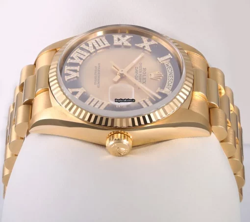 Ideal Replica Rolex Day-date 36 18038 Automatic Movement 36mm Yellow Gold Case Mens/unisex Watch - Image 3