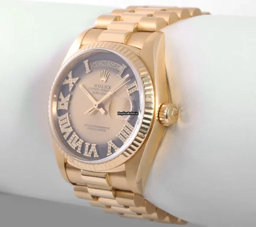 Ideal Replica Rolex Day-date 36 18038 Automatic Movement 36mm Yellow Gold Case Mens/unisex Watch - Image 5