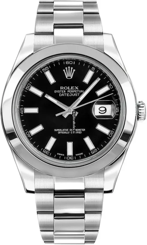 Great Fake Rolex Datejust II 116300 Caliber 3136 Automatic Movement 41mm Steel Case Mens/unisex Watch - Image 7