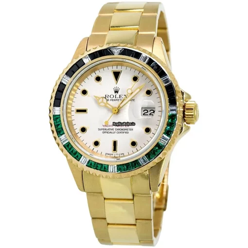 Awesome Replica Rolex Yacht-master Caliber 3135 Automatic Movement 40mm Yellow Gold Case Mens/unisex Watch