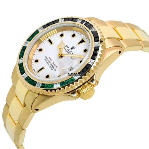 Awesome Replica Rolex Yacht-master Caliber 3135 Automatic Movement 40mm Yellow Gold Case Mens/unisex Watch - Image 3