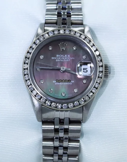 Durable Replica Rolex Lady-datejust 69174 Automatic Movement 26mm Steel Case Watch - Image 2