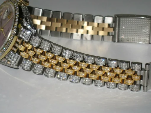 Nice Fake Rolex Datejust Self Winding Automatic 36mm Gold/steel Case Mens/unisex Watch - Image 6