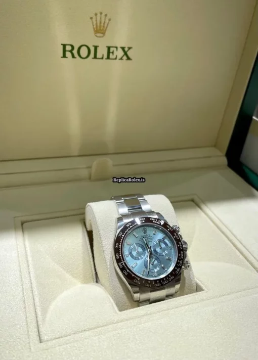 Awesome Replica Rolex Daytona 116506-0002 Caliber 4130 Automatic Movement 40mm Platinum Case Mens/unisex Watch - Image 6