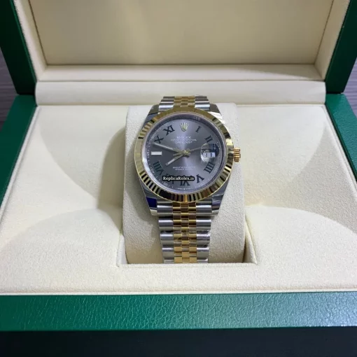 Distinctive Fake Rolex Datejust 126333 Caliber 3235 Automatic Movement 41mm Steel Case Mens/unisex Watch - Image 3